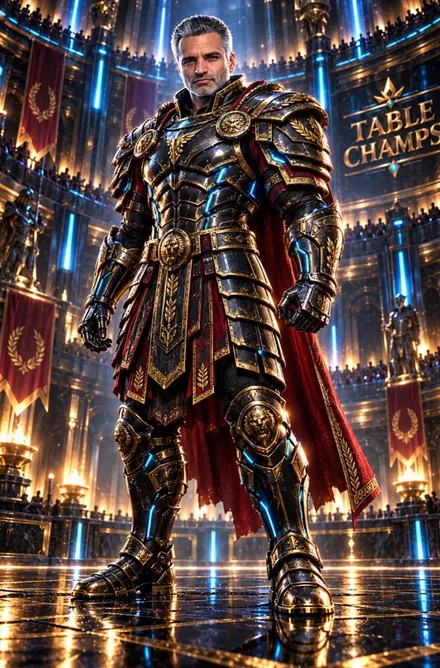 THEONE, the Arena Controller and final boss of Table Champs